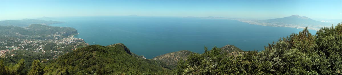 Panorama du golfe de Naples